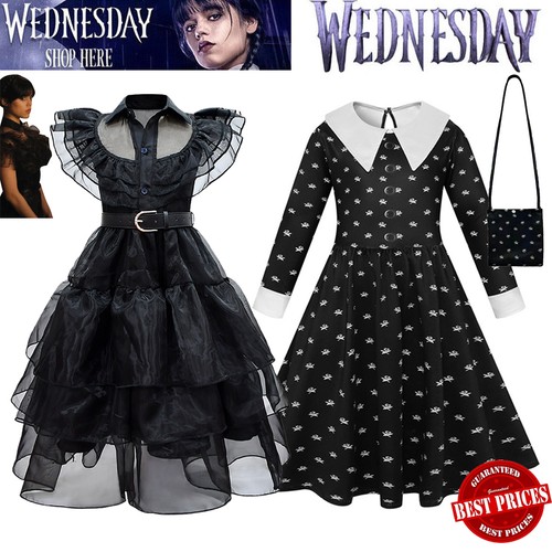 Wednesday addams cosplay dress - cosplay,
