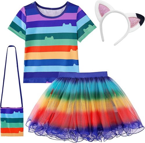 Keaiyouhuo rainbow tutu dress - keaiyouhuo,